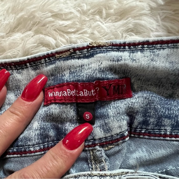 YMI - Wanna Betta Butt? -Stone Washed Skinny Jeans- NWO- Size:5 - Picture 3 of 4